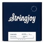 Stringjoy 4-String Long Scale Nickel Roundwound Bass Guitar Strings